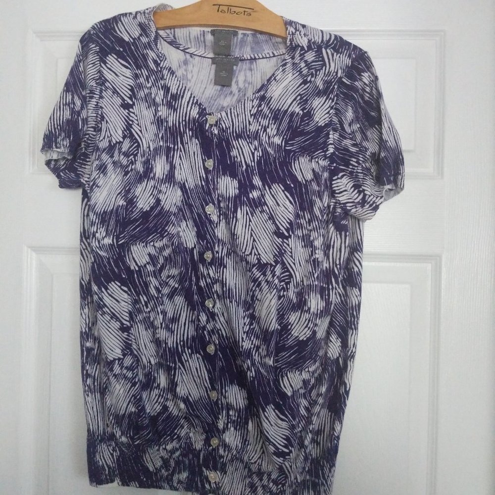 Ann Taylor short sleeve twin-set